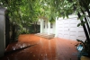 House for rent with car garage, large yard and terrace in Tay Ho, Hanoi
